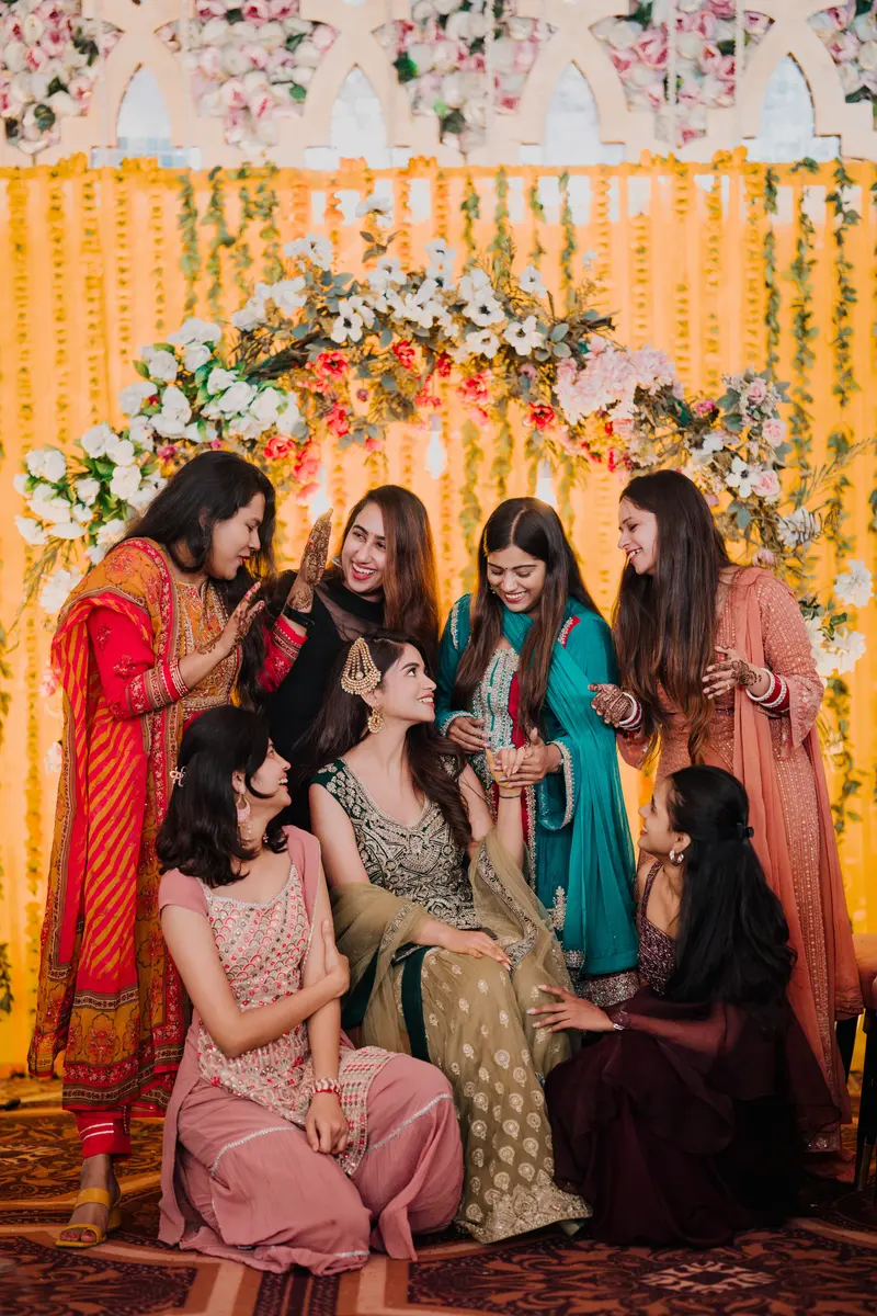 Traditional Mehndi Setup